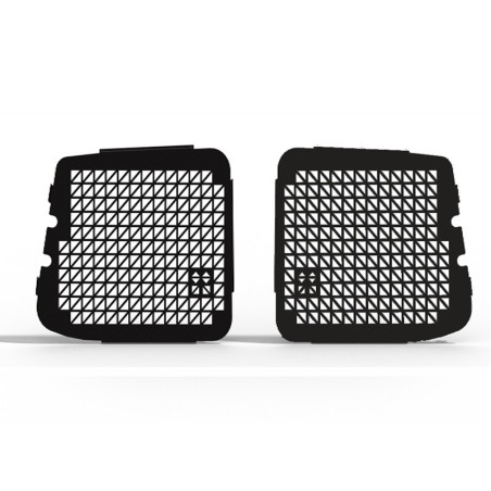 zwarte raamroosters deuren VW Caddy (t/m 2020)