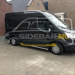 Sidebars Ford Transit Gepolijst 2014+