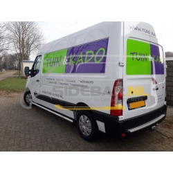 Sidebars Nissan NV400 geborsteld