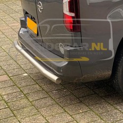 Backbar Opel Combo 2018+ Geborsteld RVS  