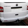 matte RVS Backbar Volkswagen T5 met trekhaak