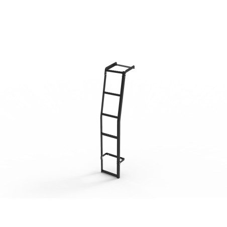 Zwarte deurladder Ford Custom 2012 tm 2023