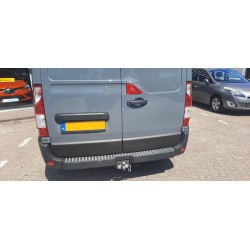 Zwart alu bumperplaat Nissan Interstar 2022 tm 2023