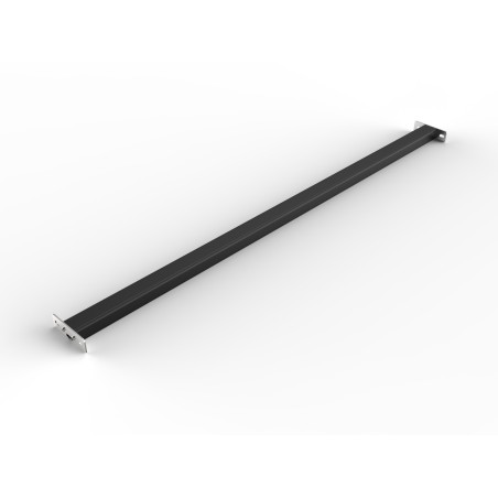 Crossbars zwart voor Dakrail systeem (set van 2)