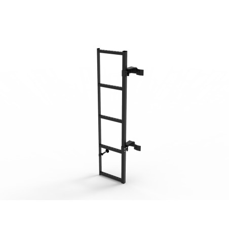 RVS zwarte deurladder voor Trafic 2014+ alu imperiaal