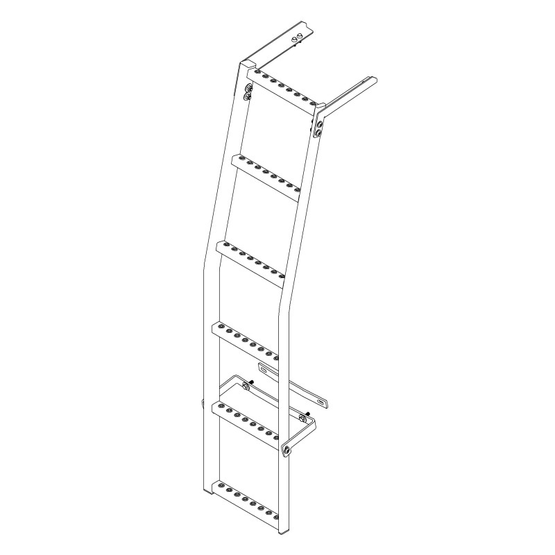 deurladder rechter achterdeur Ford Custom 2024