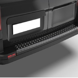 Zwart alu Bumperpaneel Fiat Doblo 2022+