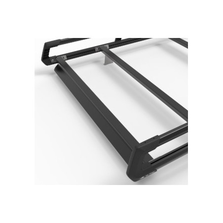 zwarte spoiler 143x4 cm Q-Top alu imperiaal