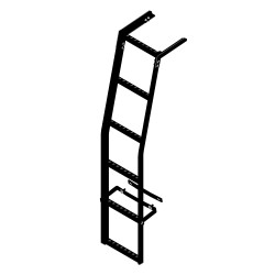 Zwarte deurladder Ford Custom 2024+